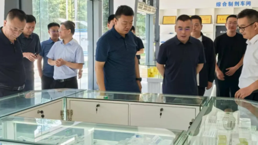 甘肃省药品监督管理局党组书记、局长吉永锋到独一味制药考察调研 助力企业高质量发展